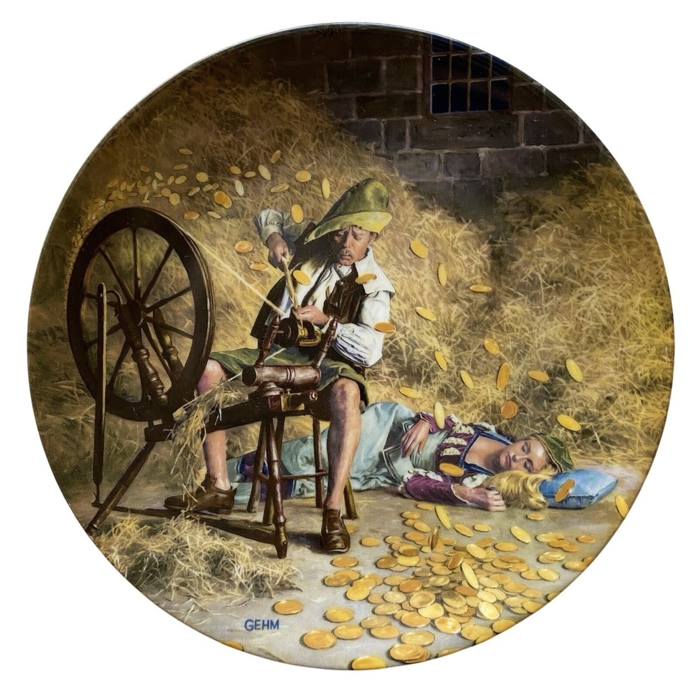 Rumpelstilzchen‎ Collectors Plate Grimm's Fairy Tales Charles Gehm Box And COA